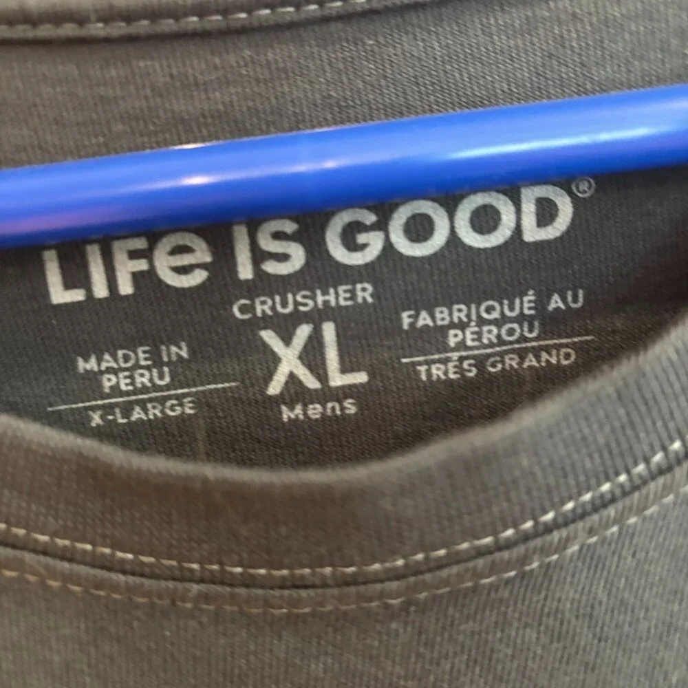 Life is Good XL Blue T Shirt - Picture 3 of 3